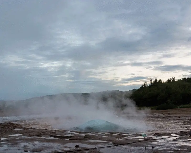 Strokkur – Ausbruch als Animation 2